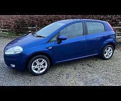 2007 Fiat Punto 1.2 Petrol NEW NCT 01/2023 TAX ONLY €358 per year 5 Speed Manual
