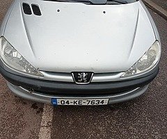 04 Peugeot 206 no nct or tax