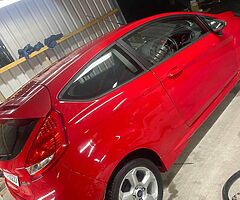 Red Ford Fiesta