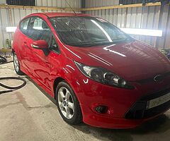 Red Ford Fiesta