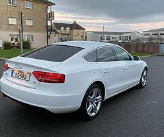 AUDI A5 SPORT BACK 2.0 DIESEL WHITE 
VERY LOW KM NEW NCT - Image 4/10