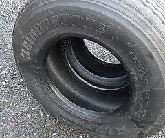 2 385/65/22.5 super single  rethreads