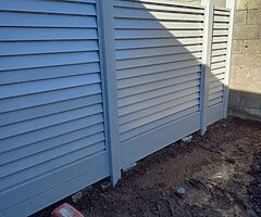 Panel & post fencing