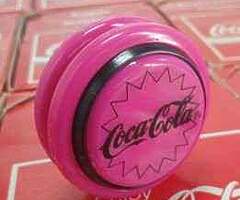 Genuine classic coca cola Russell yoyo spinners.  New old stock.