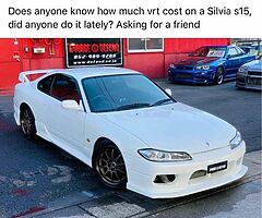 Wanted add ! 
Evo 7,8,9 (white,blue,red)
M3 e46 shape
S15 
Chaser ...