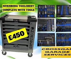 NURNBERG tool chest complete with tools