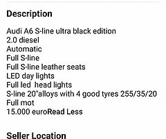 Audi a6 sline 2.0 tdi - Image 8/9