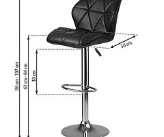 Brand new bar stools in black leather or grey velvet
€75
National shipping available for extra cost