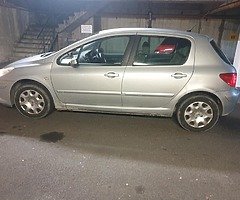 Peugeot 307 nct 01/2023  1.6 petrol automatic
