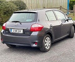 2012 tayota auris 1.4 tdi nct 02/2024 tax 03/2022