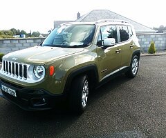 2015 Jeep Renegade Limired 1.6 m-jet diesel (top spec)