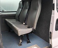 Set of 3 seats door & window bulkhead fit vivaro traffic