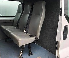 Set of 3 seats door & window bulkhead fit vivaro traffic - Image 5/7