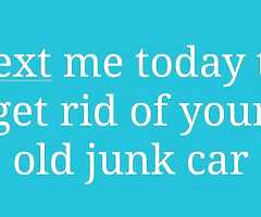 Old junk car removals