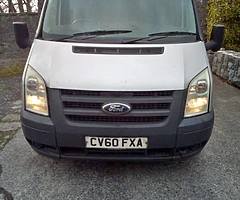 2011 ford transit crew cab 6 seater on logbook