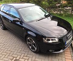 12 audi a3 tdi,nct,tax,122 k,s line,very clean car overall,led,bixenons,alcantara,arm rest-9850€