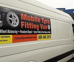 Mobile tyre unit. New tyres for sale for good price!