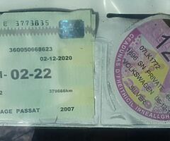 VW passat 2007