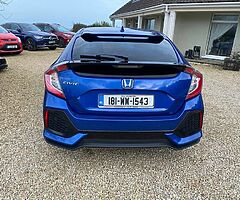 2018 2018 181 HONDA CIVIC 1.0 PETROL 120 BHP AUTOMATIC  CIVIC - Image 3/10