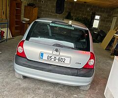 Renault Clio 2005 nct and taxed
