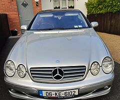 2006 Mercedes Cl 500 Nappa leather