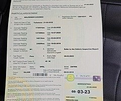 Opel Zafira-2012. 2.0L Diesle - Image 8/10