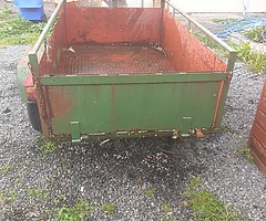 Steel car trailer