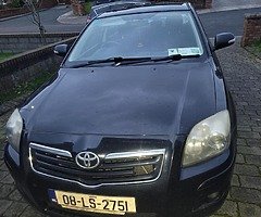 08 Toyota Avensis tax & nct