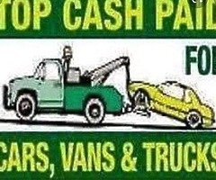 All types of vehicles wanted