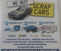 Scrap cars bought top price payed
