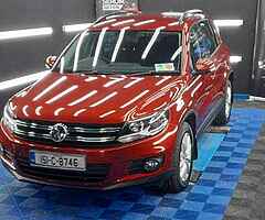 VW Tiguan for Sale with low mileage.