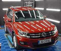 VW Tiguan for Sale with low mileage.