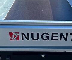 Nugent flatbed trailer 10” by 5” 6’