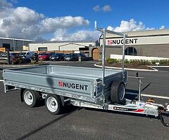 Nugent flatbed trailer 10” by 5” 6’