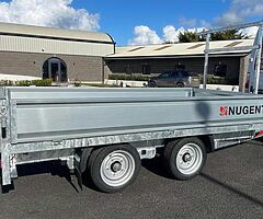 Nugent flatbed trailer 10” by 5” 6’