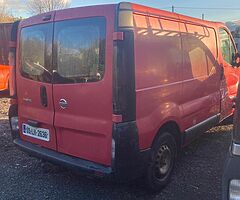 Two Nissan primestars