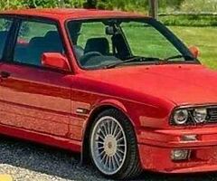 Bmw e30 325i sort