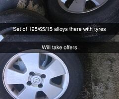 Alloys with tyres