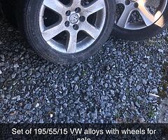 Alloys with tyres