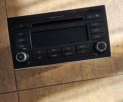 Audi CD and radio