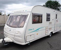 2005 avondale dart 545/4 berth caravan