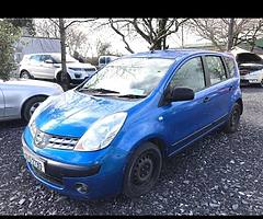2007 Nissan Note 1.4 Petrol Clearance sale