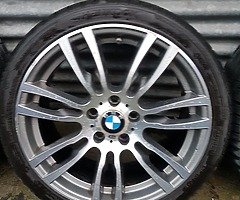 Genuine Bmw msport 5×120 ,off 2014 3 series 19 inch .