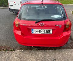 Toyota Corolla parts only