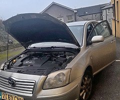 Selling Toyota Avensis all scrap cars vans jeeps pick up on trailer best price paid cash in hand 24h
