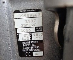 2-stroke  outboard  MARINER-25 - Image 6/8