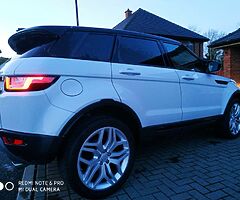 161 Range Rover evoque 2,0d ,Nct,tax,black roof,sat nav,2 keys,2 owners,120 k mls,8 speed auto-23500