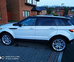 161 Range Rover evoque 2,0d ,Nct,tax,black roof,sat nav,2 keys,2 owners,120 k mls,8 speed auto-23500
