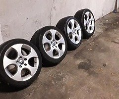 17inch volkswagen alloys 112x5 - Image 5/5