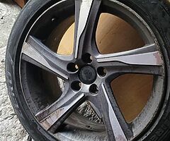 Alloys ,5x108 ,geniue volvo r ,needs tyres